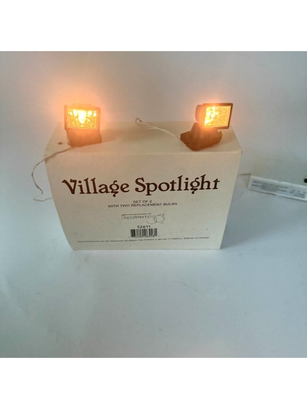 Department 56 Village Spotlight 52611 Accessory Lights Set of 2